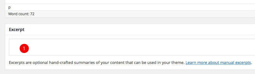 1. Put your excerpt here